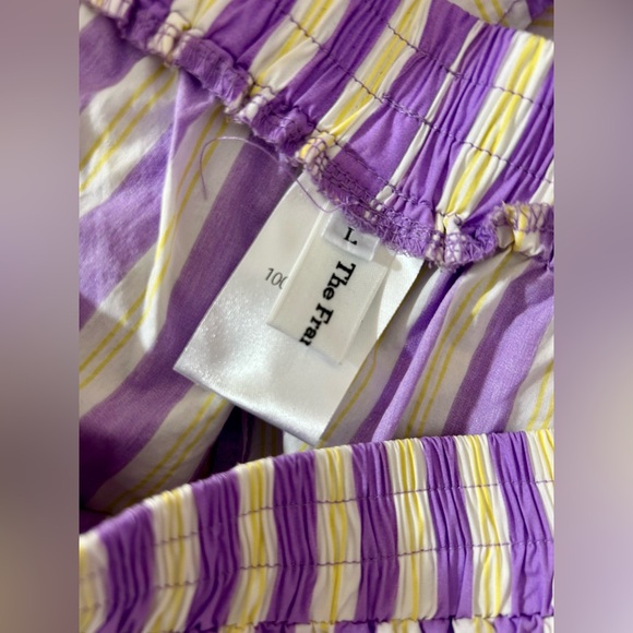 The Frankie Shop Purple, Yellow and White Striped Shirt & Shorts Set Women’s - Picture 9 of 13